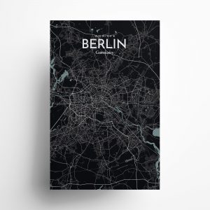 Berlin City Map, Art Print, Wall Decor - OurPoster.com